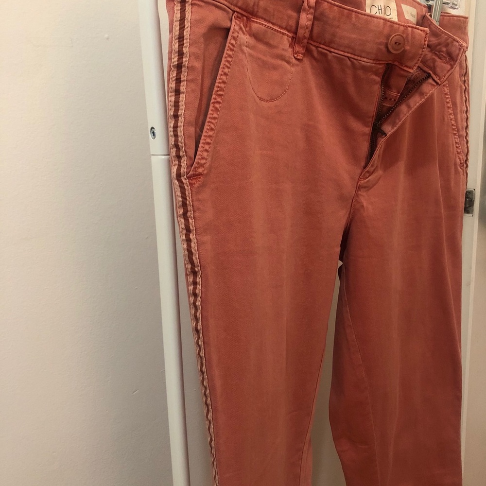 Anthropologie relaxed fit chino with side stripe - Picture 7 of 15